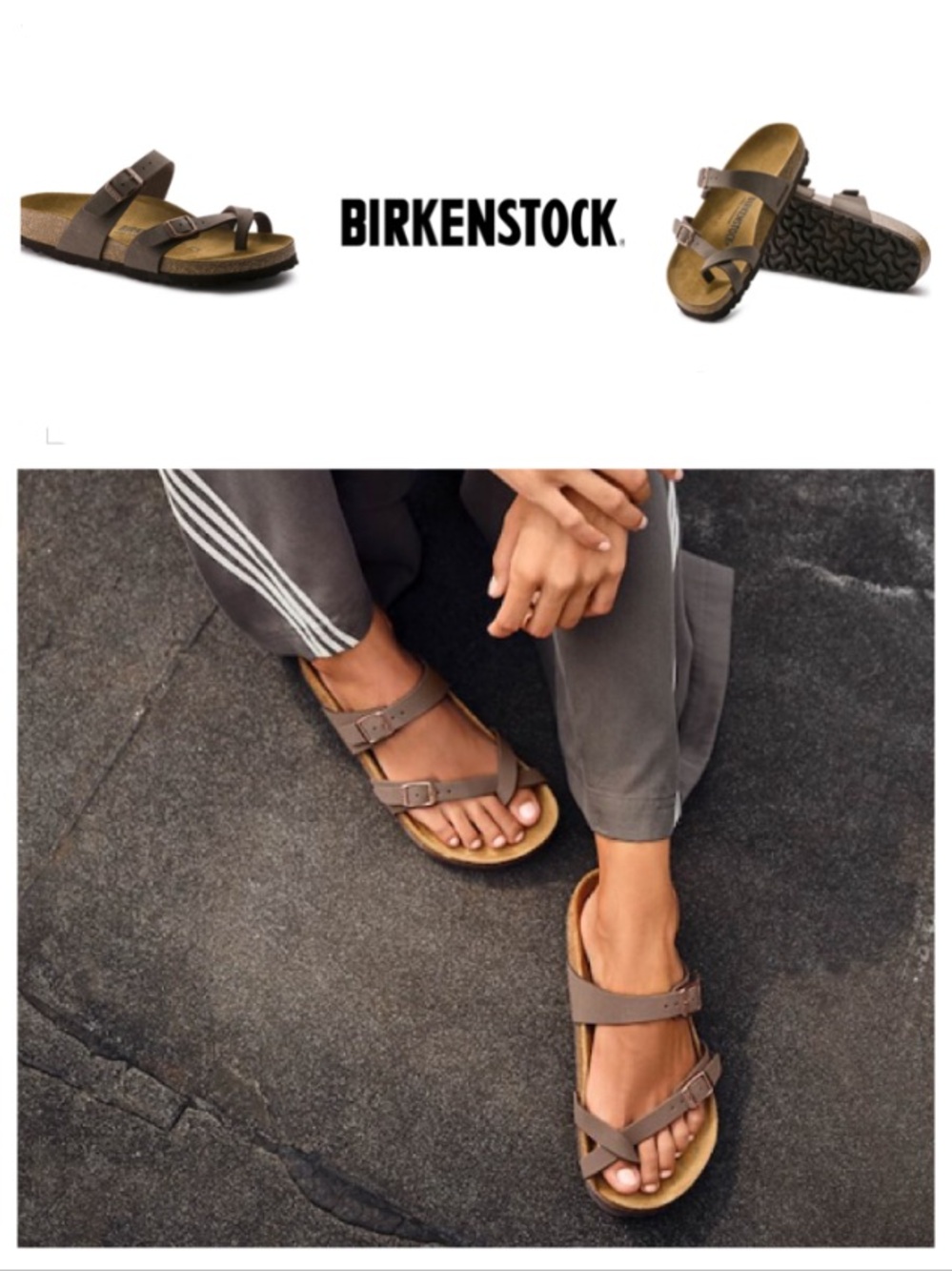Birkenstock Mayari sandal in ‘Mocha’ (38)